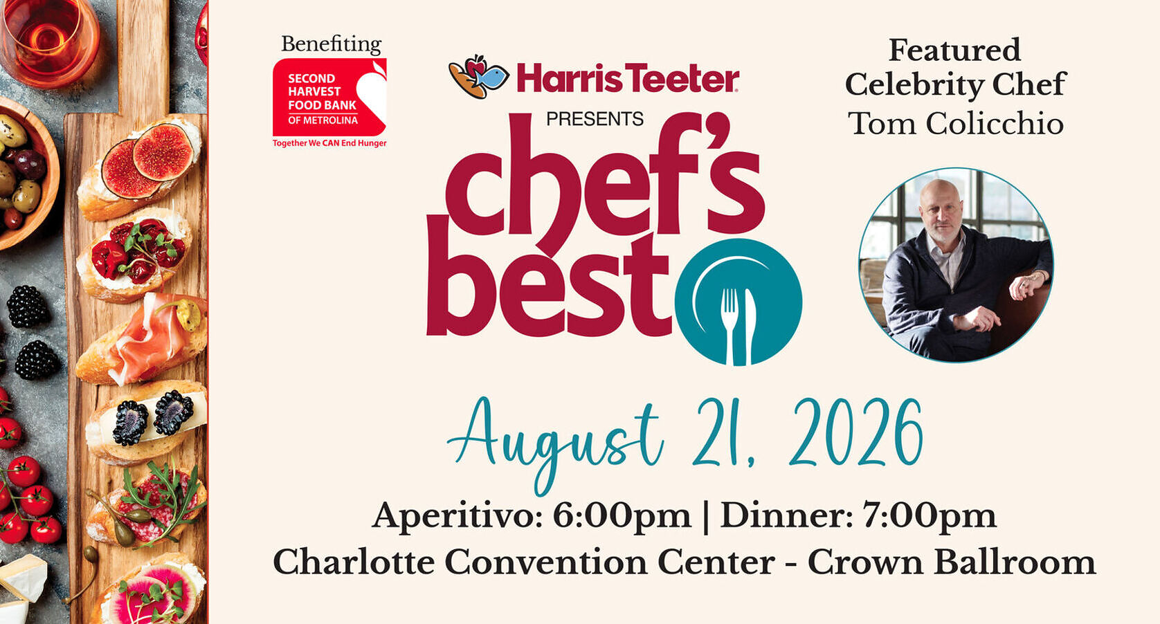 Harris Teeter Presents 35th Annual Chef's Best Fundraiser Benefiting Second Harvest Food Bank of Metrolina