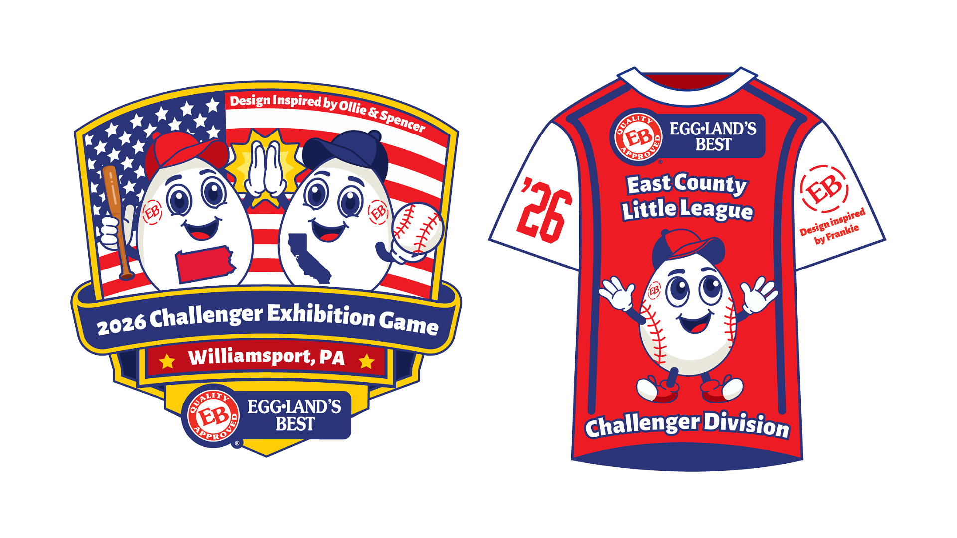 Eggland's Best and Little League® Announce Winners of Third Annual Pin Design Contest Spotlighting the Little League Challenger Division®