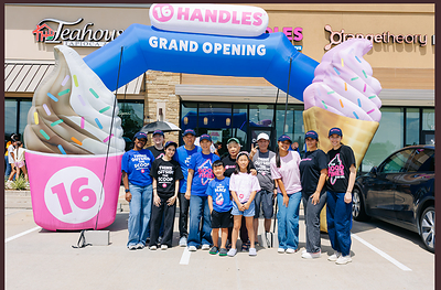 16 Handles franchisees Min Lee and Chris So celebrated the grand opening of their Fulshear, TX store in Summer 2026, recording one of the most successful opening weekends in brand history. The premium frozen dessert brand is on pace to double previous year's franchise growth as it expands to new markets across the country.