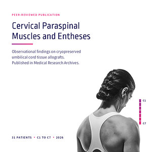 Regenative Labs Announces Latest Research Findings on Paraspinal Muscles and Entheses of the Cervical Spine