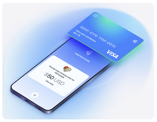 Tap to Donate empowers fundraisers to collect donations in-person, making it easy for supporters to give in the moment. Tap to Donate empowers fundraisers to collect donations in-person, making it easy for supporters to give in the moment.