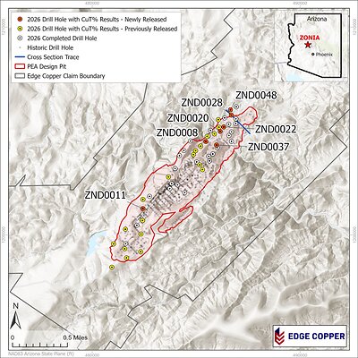 Figure 1: Drill-Hole Plan location map