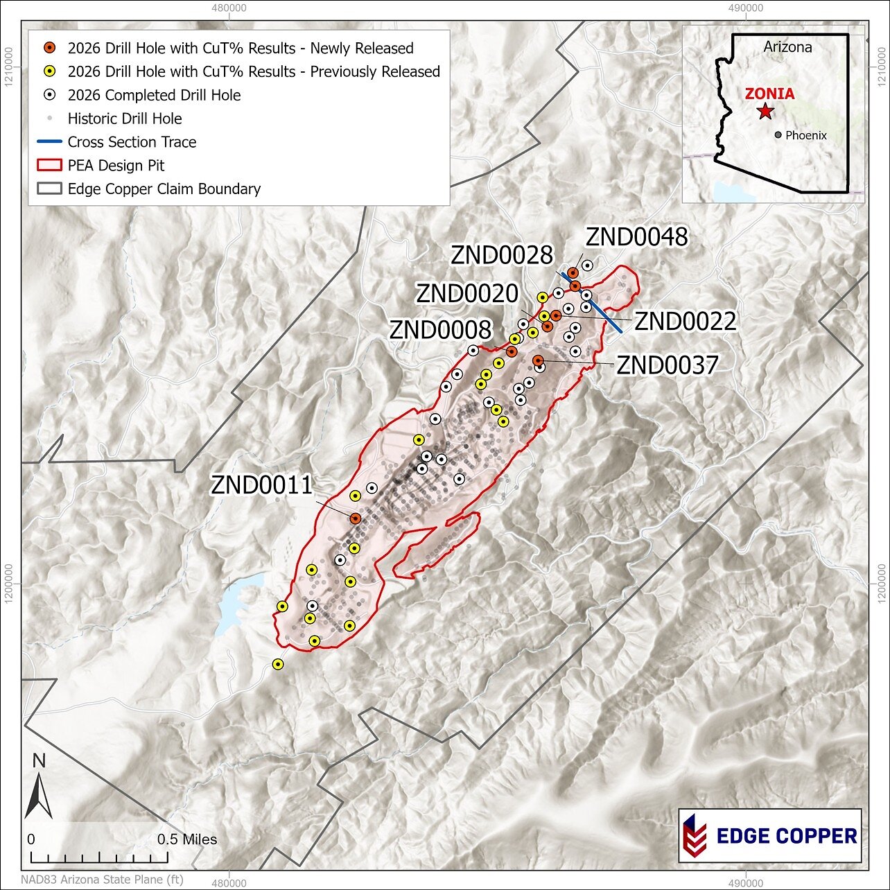 Figure 1: Drill-Hole Plan location map Figure 1: Drill-Hole Plan location map