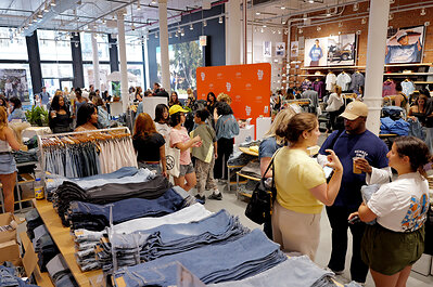 Pacsun brought its “Denim Starts Here” campaign to life with a full day of celebration at its SoHo store in New York City
