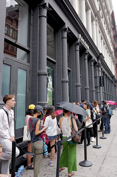 The consumer event transformed the flagship into an interactive back-to-school experience.