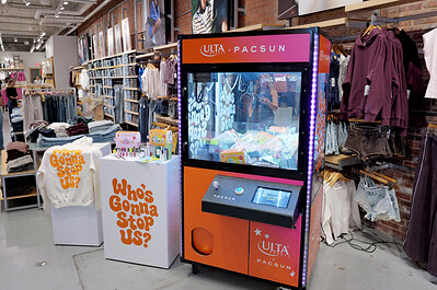The day also included a beauty station and branded photo moment courtesy of Ulta Beauty, marking the in-store debut of the Pacsun x Ulta Beauty Collaboration. Guests could also try their luck at a claw machine for the chance to win beauty products.
