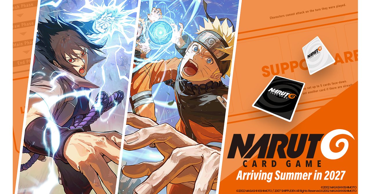Official Bandai Naruto Card Game key art revealed at Gen Con 2026