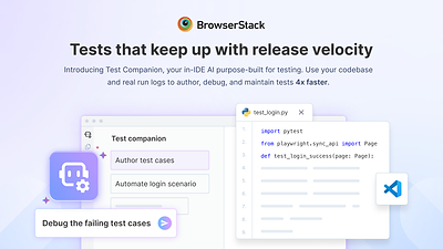 AI-powered Testing, right inside your IDE. AI-powered Testing, right inside your IDE.