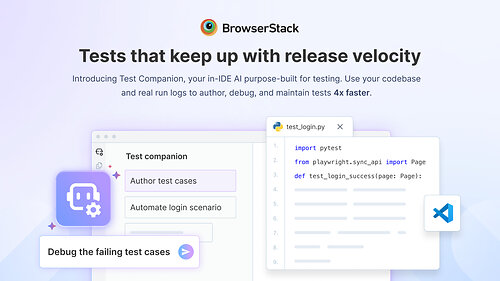 AI-powered Testing, right inside your IDE. AI-powered Testing, right inside your IDE.