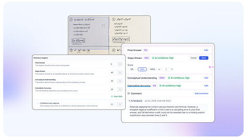 MathGPT.ai Step-by-Step Grader Montage