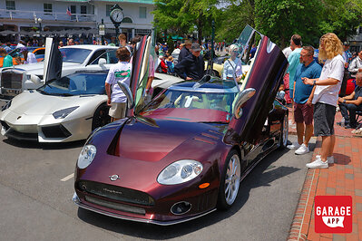 Spyker Laviolette at a local car show. Read more about this on GarageApp.com.
