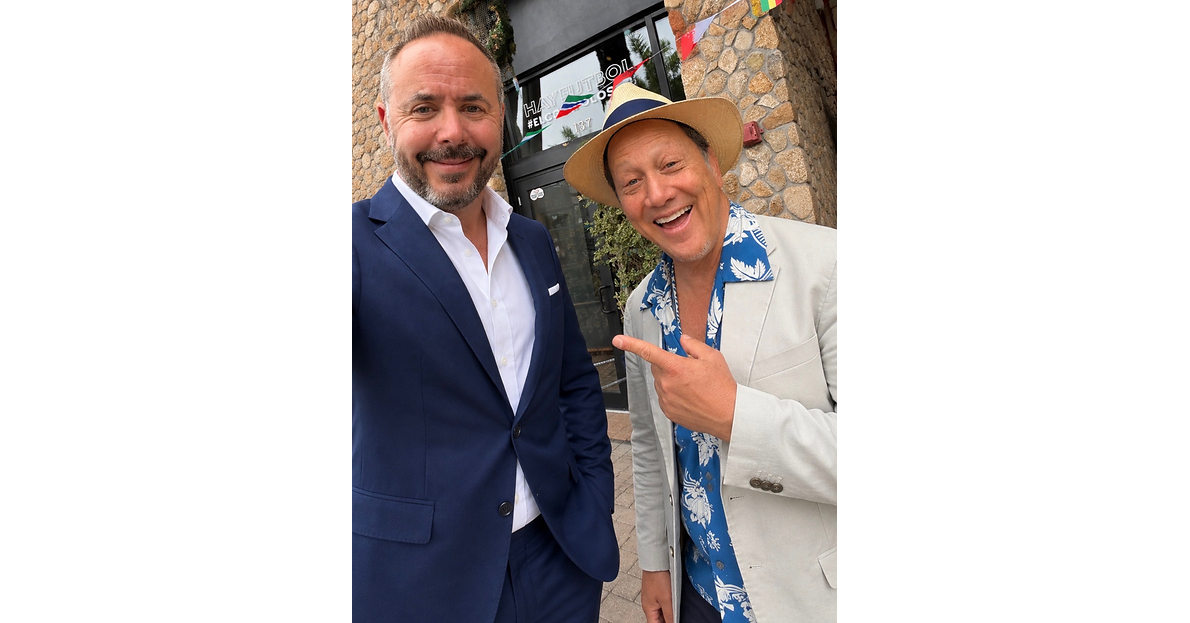 ARA CEO Evan Turk with actor, comedian and filmmaker Rob Schneider