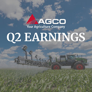 AGCO REPORTS SECOND-QUARTER RESULTS