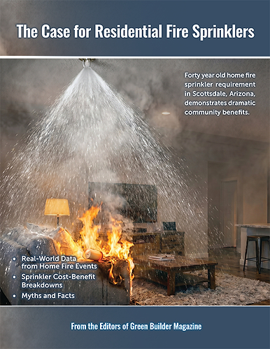 New research on home sprinklers.