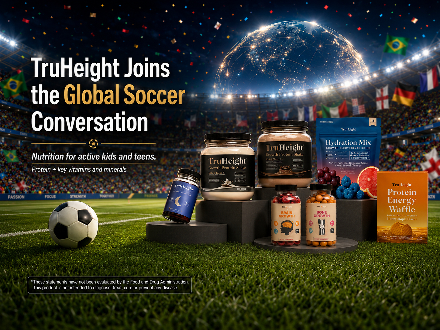 As World Cup Summer Ignites a Youth Sports Surge, TruHeight Announces Expansion Beyond Vitamins