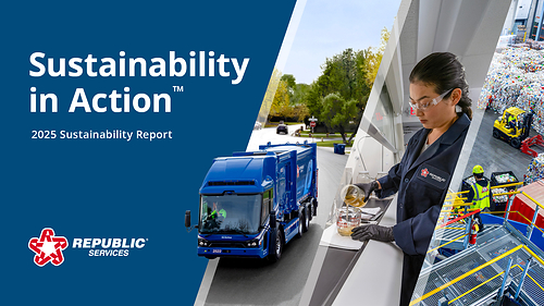 2025 Republic Services Sustainability Report. 2025 Republic Services Sustainability Report.