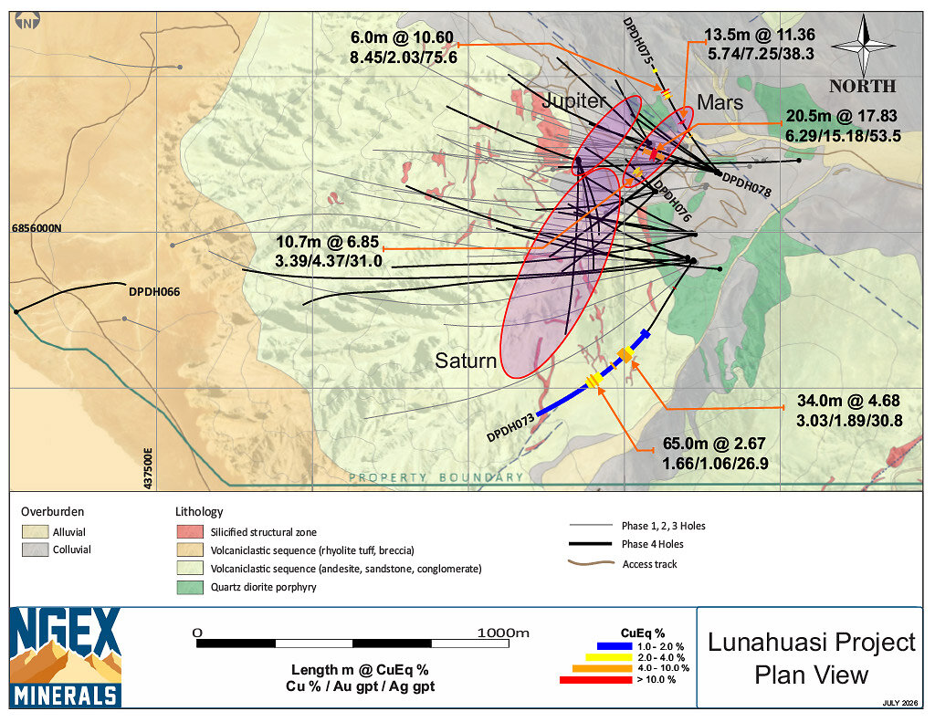 Lunahuasi Geology Drill Plan 2026 July 2 Lunahuasi Geology Drill Plan 2026 July 2
