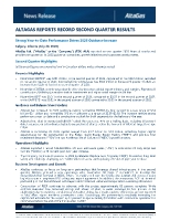ALTAGAS REPORTS RECORD SECOND QUARTER RESULTS