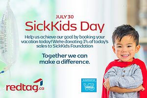 redtag.ca Turns Travel Plans into Collective Impact for SickKids
