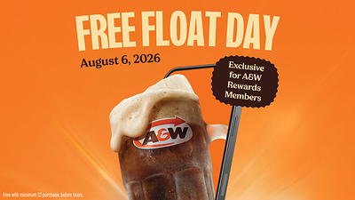 newswire.ca - A&W Food Services of Canada Inc. - On August 6th, the A&W Root Beer™ Float is FREE for A&W Rewards™ Members!