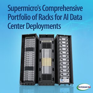 Supermicro、精密設計のAIラックシリーズでDCBBSを拡充し、導入を迅速化、稼働開始までの時間を短縮
