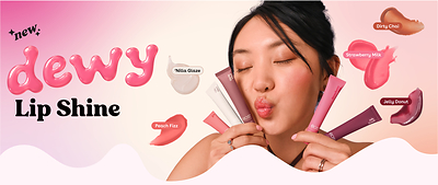 eos Dewy Lip Shine collection
