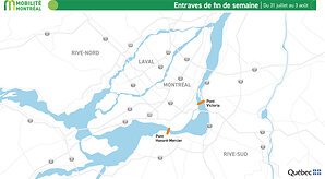 Planifier ses déplacements sur le réseau autoroutier : entraves majeures durant la fin de semaine du 31 juillet au 3 août