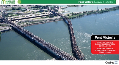 Pont Victoria, jusqu’au 10 septembre Pont Victoria, jusqu’au 10 septembre