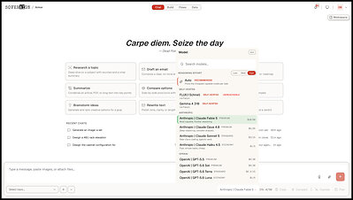Your Choice of Models, Governed Centrally. One place to govern every model your company touches. Chat, code, and image models are included; add frontier or open models when you want them. Route work to the right model, cap the expensive ones, and switch mid-task without losing the context.