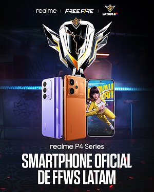 realme P4 Series se convierte en el smartphone oficial de la FFWS LATAM 2026, optimizado para el gaming competitivo