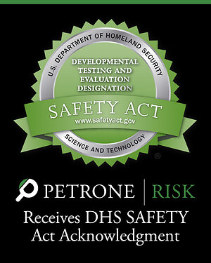 Petrone Risk Receives U.S. Department of Homeland Security SAFETY Act Acknowledgment. This recognition validates Petrone Risk's leading security and risk management consulting services.