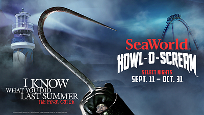 SEAWORLD TO BRING HORROR FRANCHISE “I KNOW WHAT YOU DID LAST SUMMER” TO HOWL-O-SCREAM THIS FALL