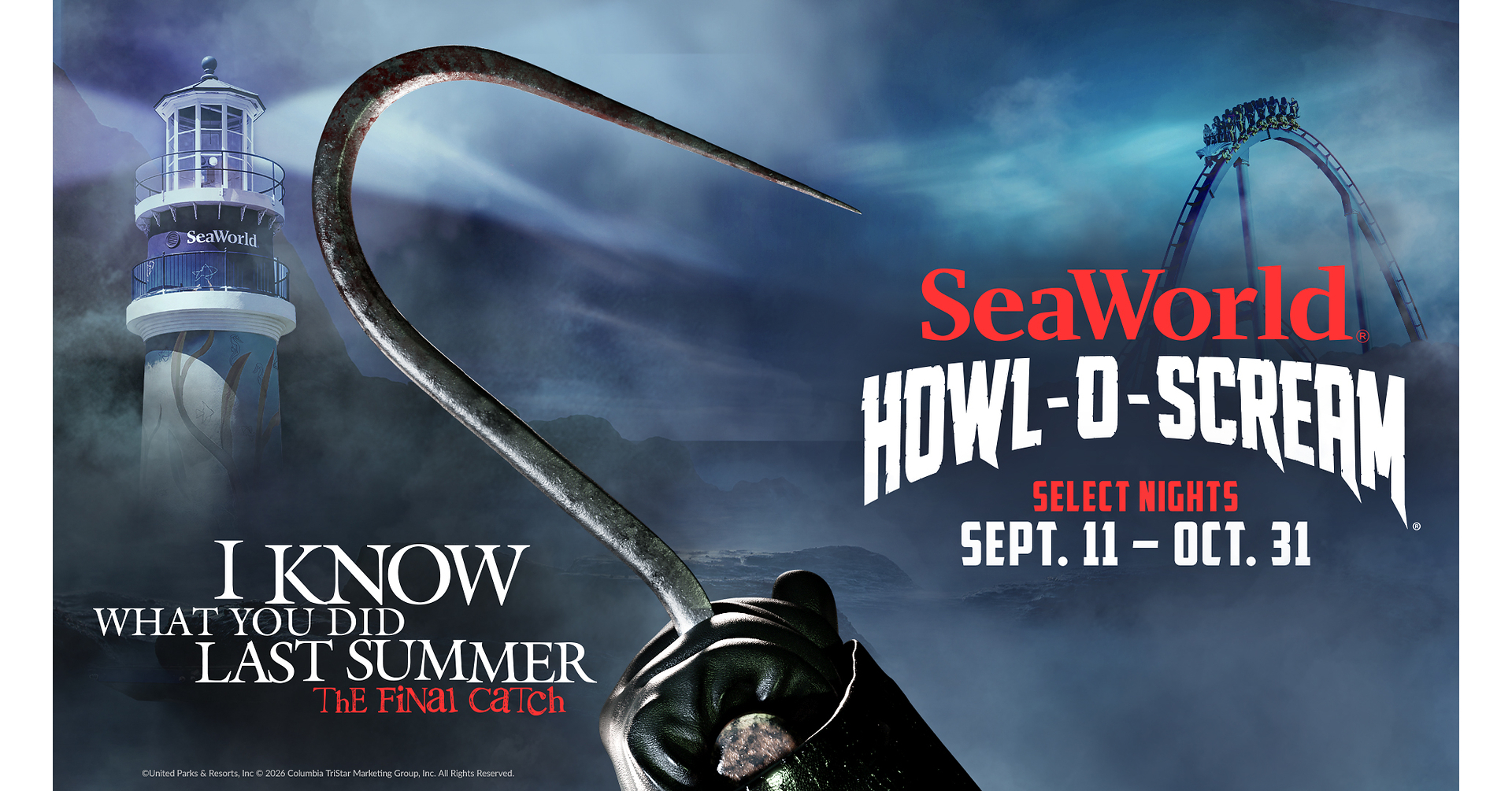 SEAWORLD TO BRING HORROR FRANCHISE "I KNOW WHAT YOU DID LAST SUMMER" TO HOWL-O-SCREAM THIS FALL