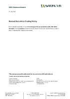 Revised Securities Trading Policy