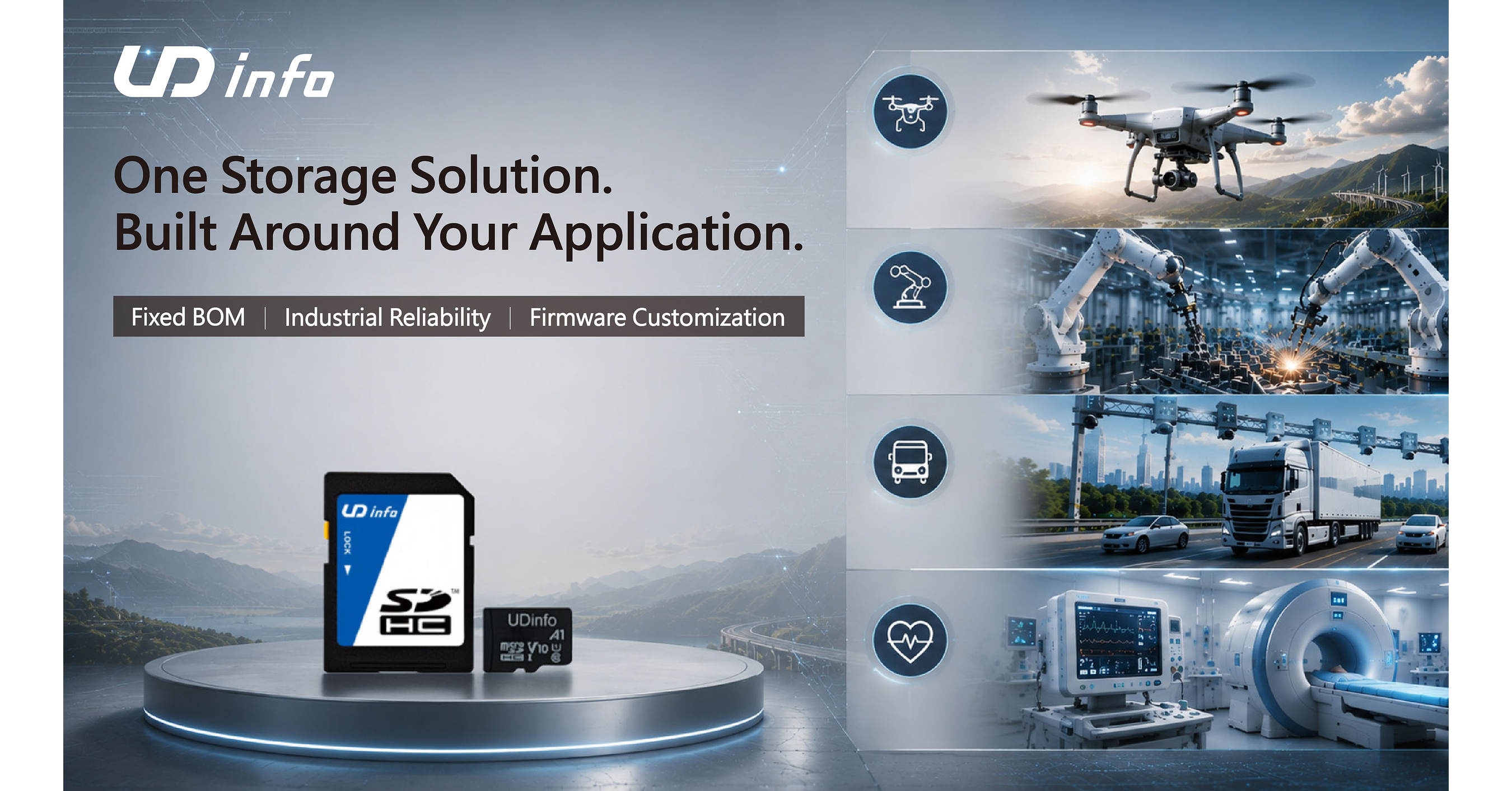 UD info Launches One-Stop Industrial-Grade SD and microSD Card Solutions UD info Launches One-Stop Industrial-Grade SD and microSD Card Solutions