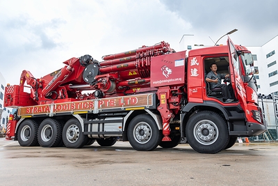 Volvo FMX 540 10x4 fitted with an Erkin World Power ER400 L-8 crane Volvo FMX 540 10x4 fitted with an Erkin World Power ER400 L-8 crane