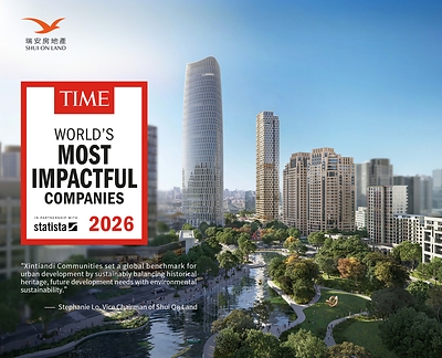 Shui On Land Named Among TIME’s World’s Most Impactful Companies 2026