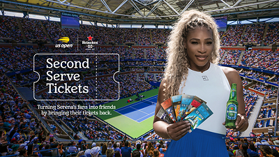 HEINEKEN® 0.0 BRINGS SERENA WILLIAMS’ OLD US OPEN TICKETS BACK INTO PLAY