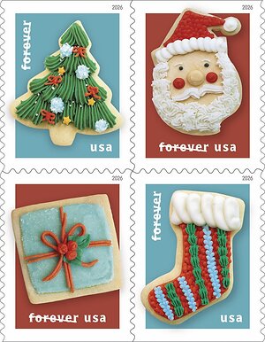 Christmas Cookie Stamp Designs for the Holidays