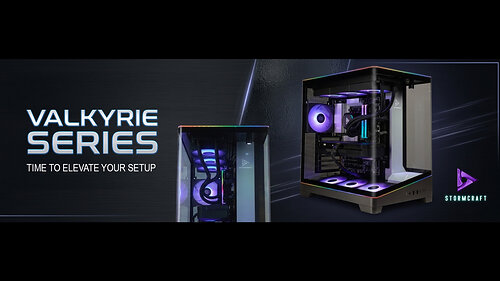STORMCRAFT PC Launches Valkyrie Series Gaming Desktops_Press Release Banner STORMCRAFT PC Launches Valkyrie Series Gaming Desktops_Press Release Banner
