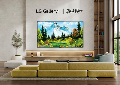 LG ELECTRONIC’S BRINGS BOB ROSS’ CREATIVITY TO LIFE THROUGH MULTIPLE MEDIUMS INCLUDING LG GALLERY+