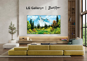 LG ELECTRONIC'S BRINGS BOB ROSS' CREATIVITY TO LIFE THROUGH MULTIPLE MEDIUMS INCLUDING LG GALLERY+