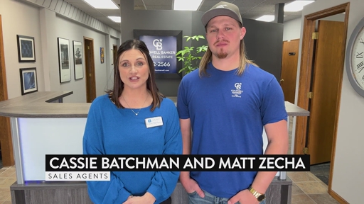 Cassie Batchman and Matt Zecha, Sales Agents
