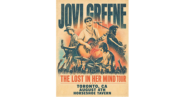 Come See One of Countrys Fastest-Rising Artists, Jovi Greene, Make His Canadian Debut at Torontos Horseshoe Tavern August 4 at 8 PM