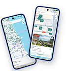 The Domu app on Android, showing map-based search across Chicago neighborhoods and a listing detail view. Domu released the Android app on Google Play on July 29.