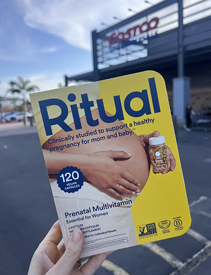Ritual’s Essential Prenatal—the #1 best-selling prenatal backed by its own human clinical trial—is now available at Costco locations nationwide.