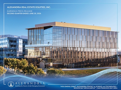 Alexandria Real Estate Equities, Inc. All Rights Reserved. ©2026 Alexandria Real Estate Equities, Inc. All Rights Reserved. ©2026