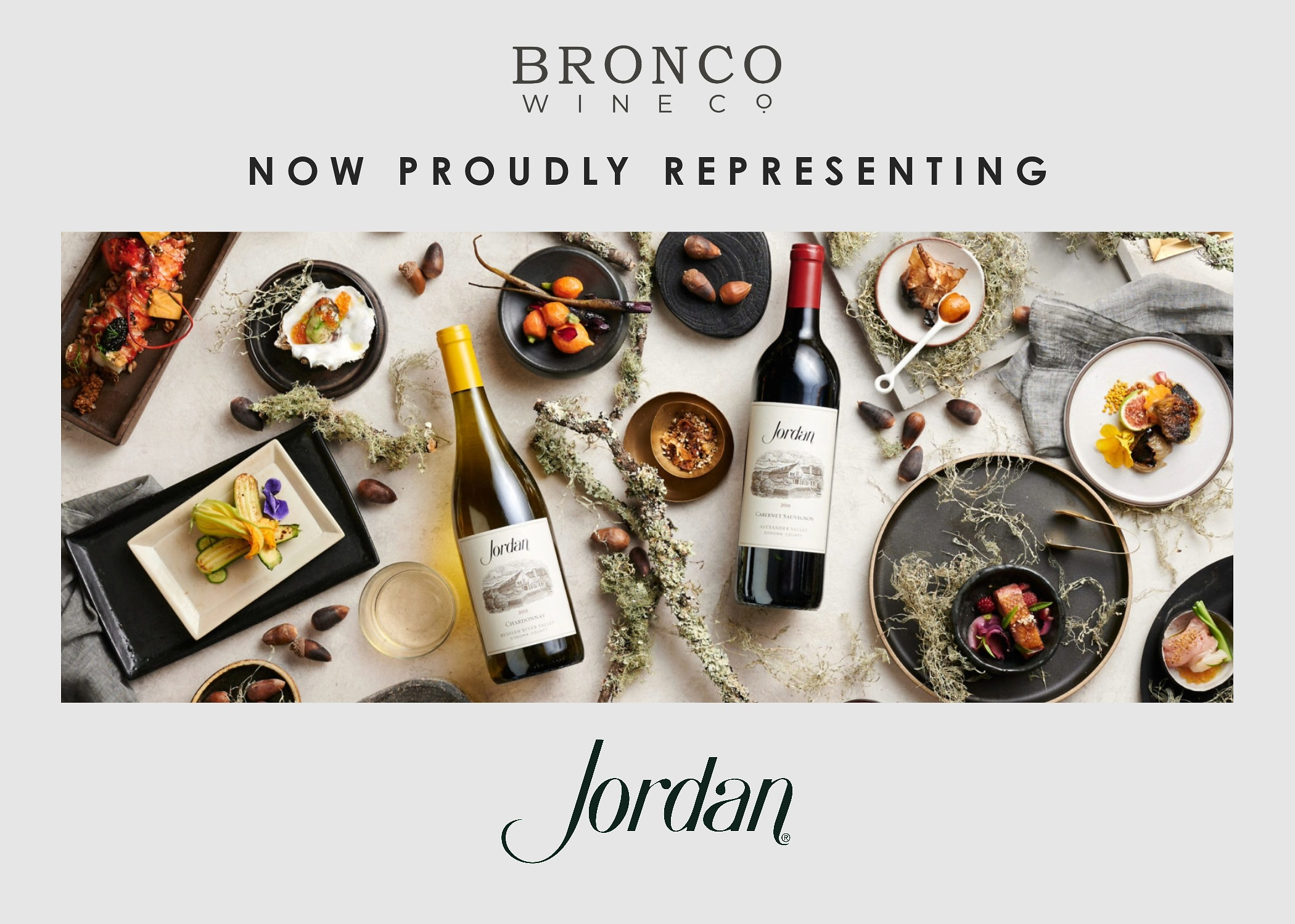 Bronco Wine Co. and Jordan Vineyard &amp; Winery Announce National Commercial Partnership Focused on Accelerating Premium Market Growth