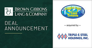 BGL Announces the Sale of Camden Yards Steel Company to Triple-S Steel Holdings