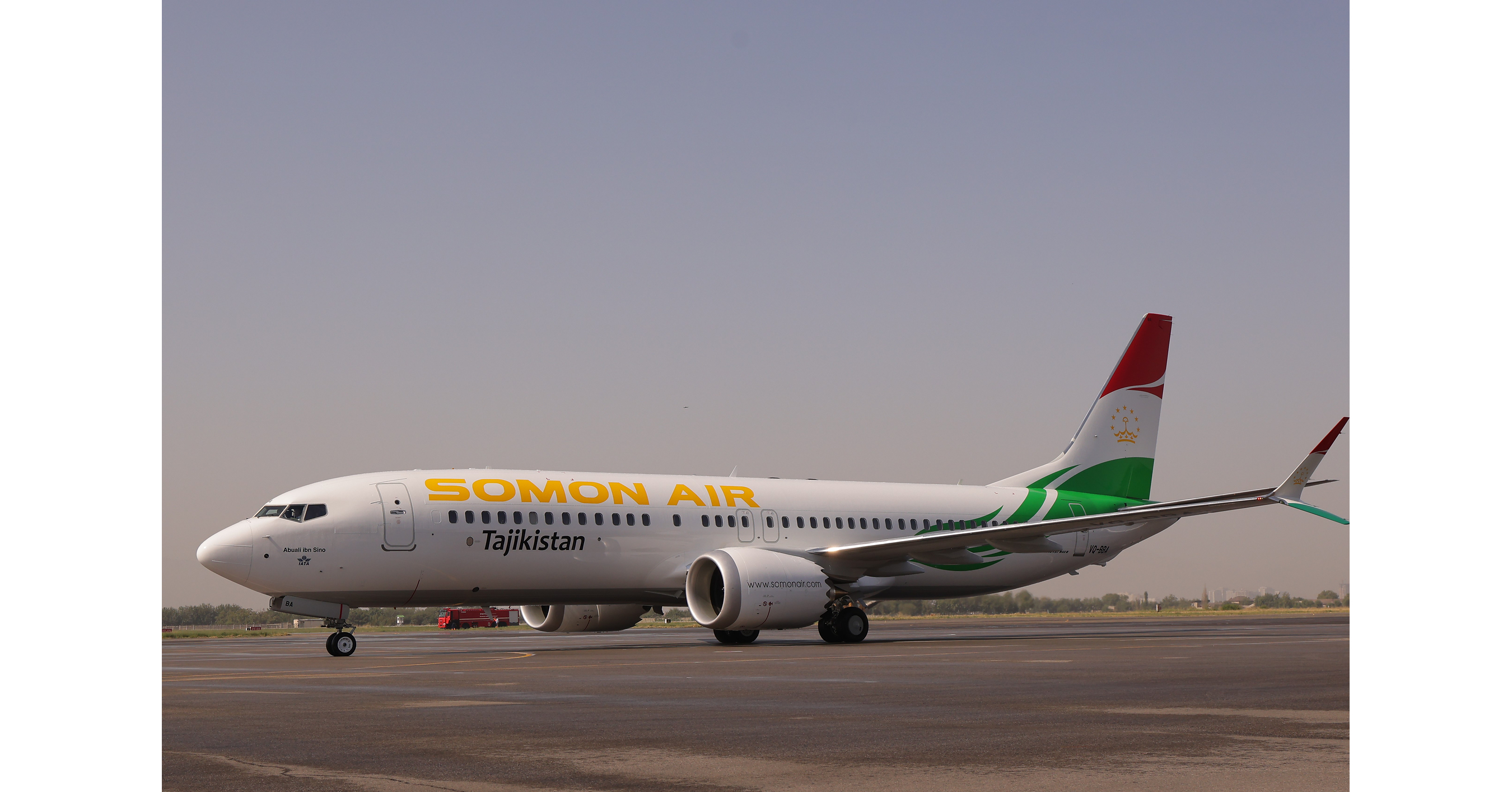 Boeing lands its first 737 MAX in Tajikistan